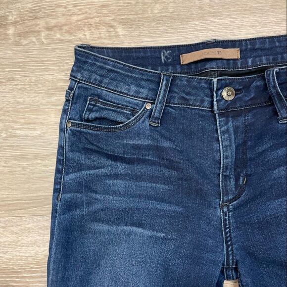 Joe's Skinny Dark Blue Ankle Raw Hem Jeans sz 27 - Picture 6 of 8